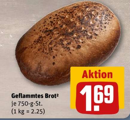 Geflammtes Brot²