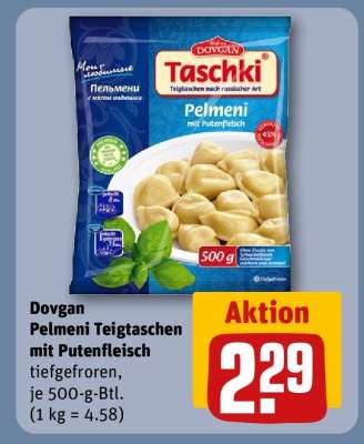 Dovgan Pelmeni Teigtaschen mit Putenfleisch
