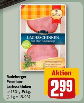 Radeberger Premium Lachsschinken