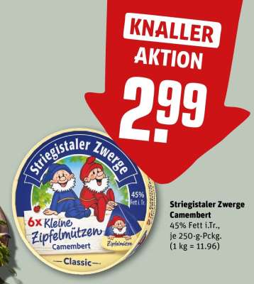 STRIEGISTALER ZWERGE Camembert