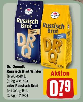 Dr. Quendt Russisch Brot Winter oder Russisch Brot
