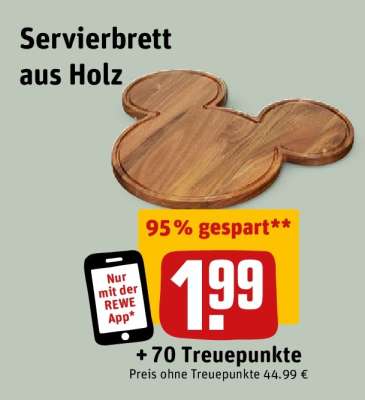 Servierbrett aus Holz