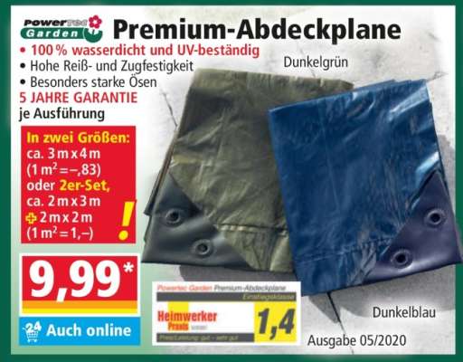 Premium-Abdeckplane