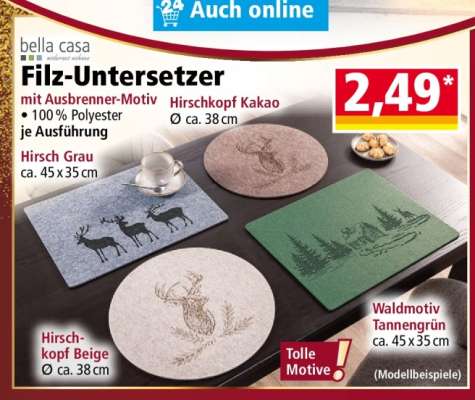 Filz-Untersetzer