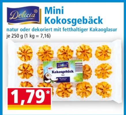 Mini Kokosgebäck