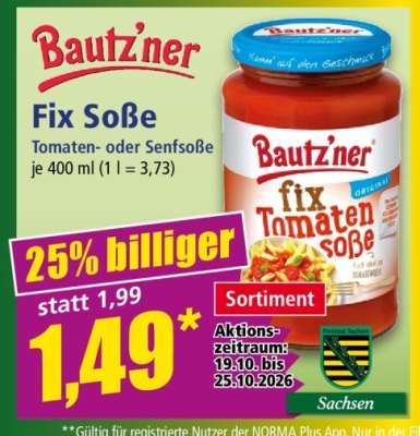 Bautz’ner Fix Soße*