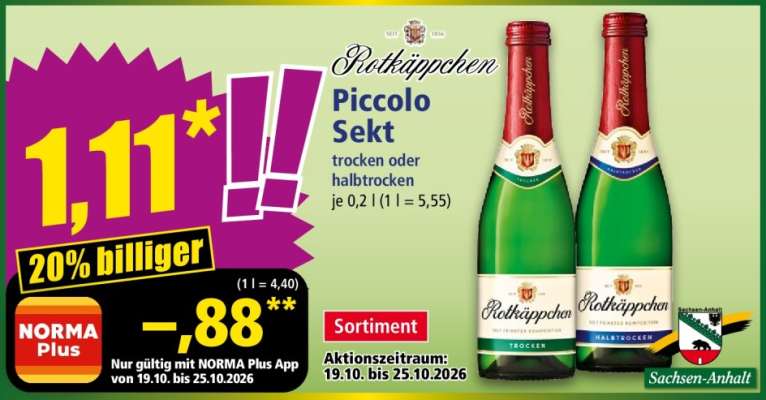 Rotkäppchen Piccolo Sekt