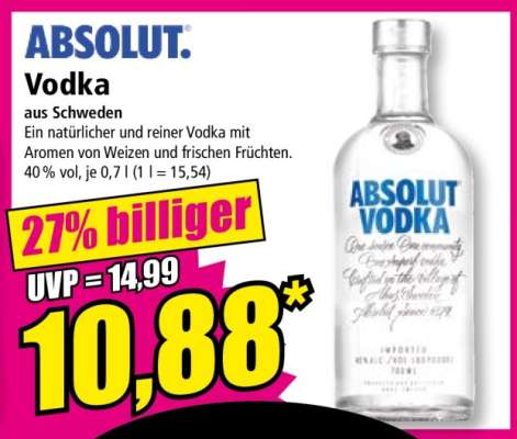 Absolut Vodka*