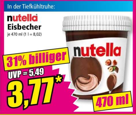 nutella Eisbecher