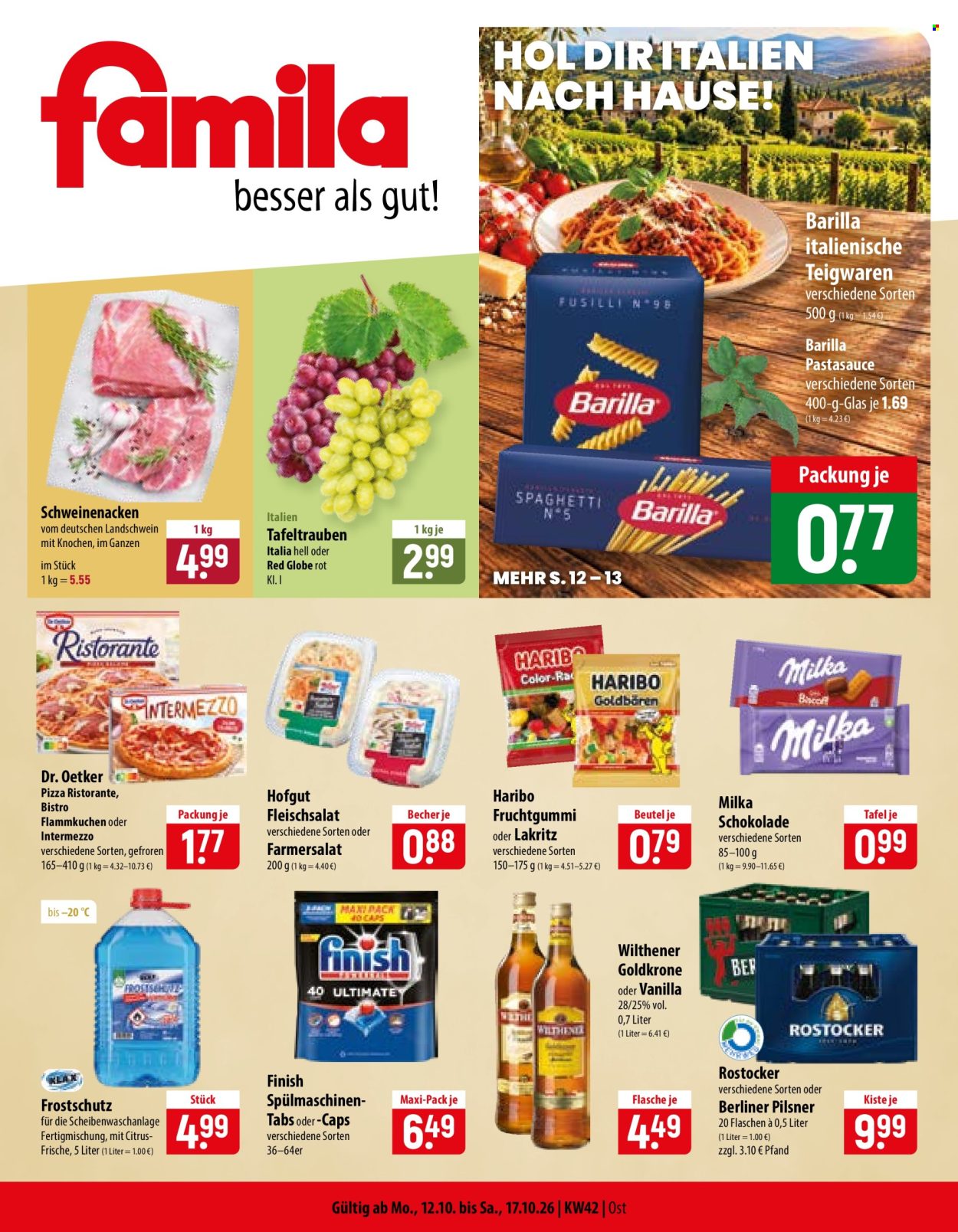 famila Prospekte  - 12.10.2026 - 17.10.2026. Seite 1