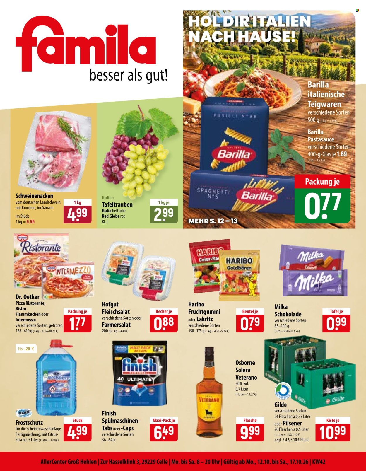 famila Prospekte  - 12.10.2026 - 17.10.2026. Seite 1