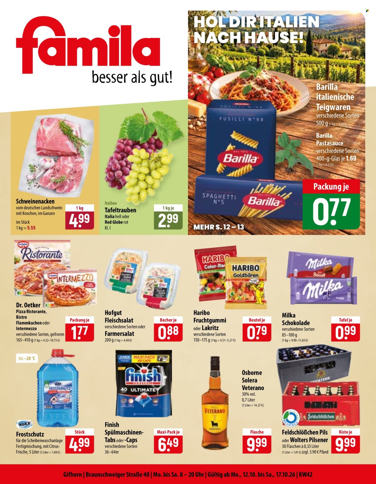 famila Prospekte  - 12.10.2026 - 17.10.2026. Seite 1