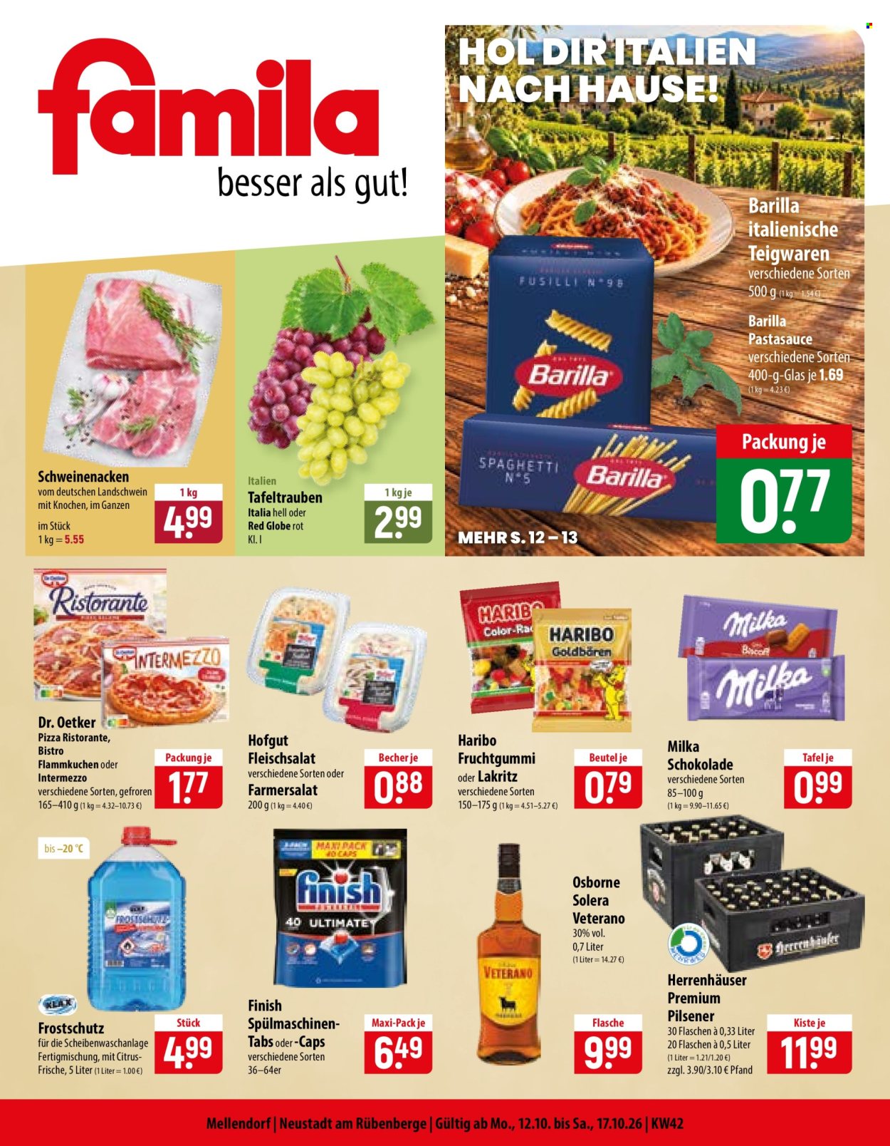 famila Prospekte  - 12.10.2026 - 17.10.2026. Seite 1