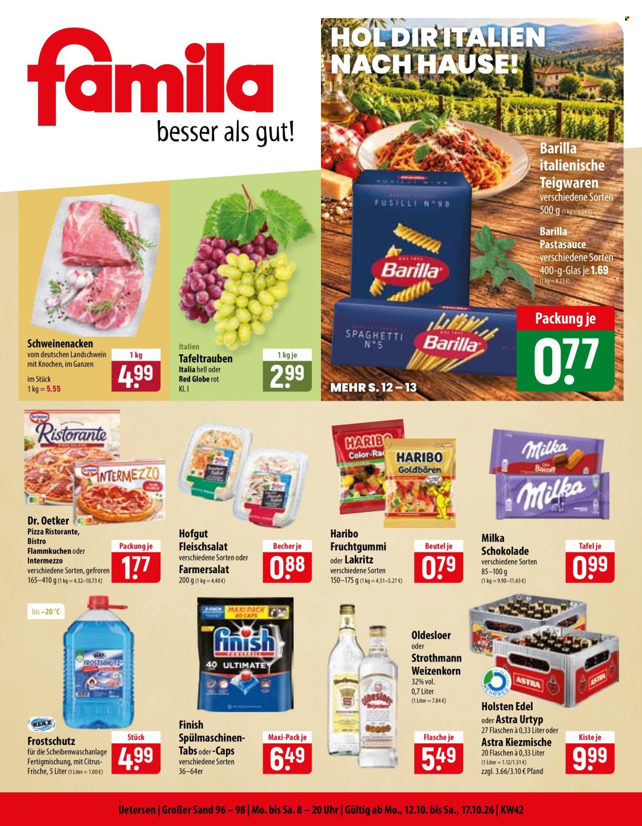 famila Prospekte  - 12.10.2026 - 17.10.2026. Seite 1