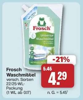 Frosch Waschmittel