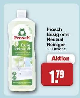 Frosch Essig oder Neutral Reiniger