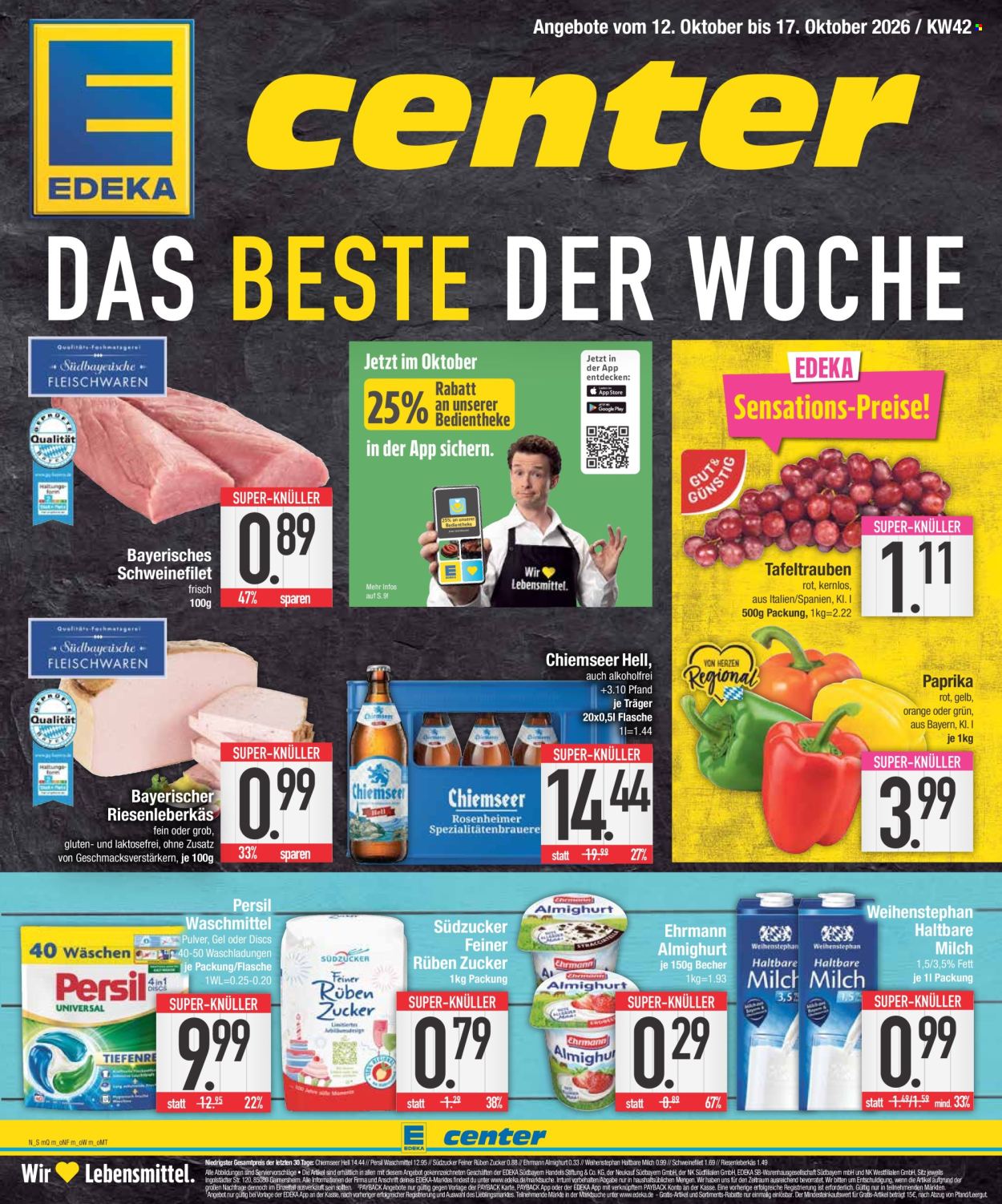 Edeka Prospekte  - 12.10.2026 - 17.10.2026. Seite 1
