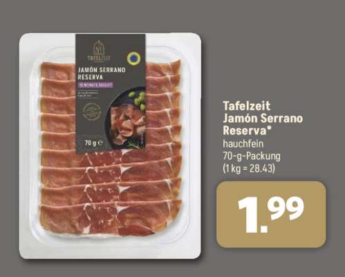 Tafelzeit Jamón Serrano Reserva