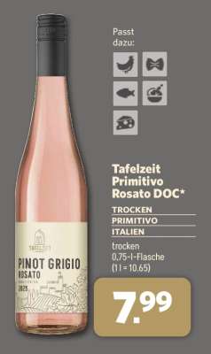 Tafelzeit Primitivo Rosato DOC