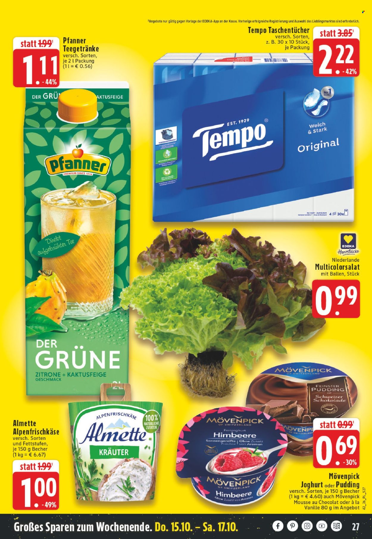 Edeka Prospekte  - 12.10.2026 - 17.10.2026. Seite 27