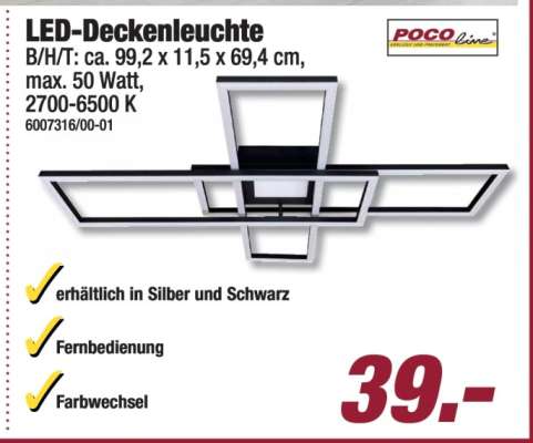 LED-Deckenleuchte