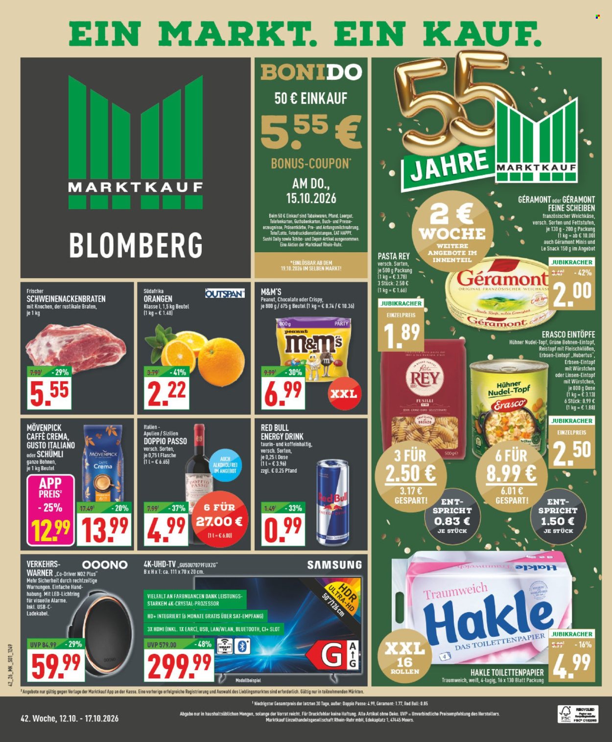 Marktkauf Prospekte  - 12.10.2026 - 17.10.2026. Seite 1