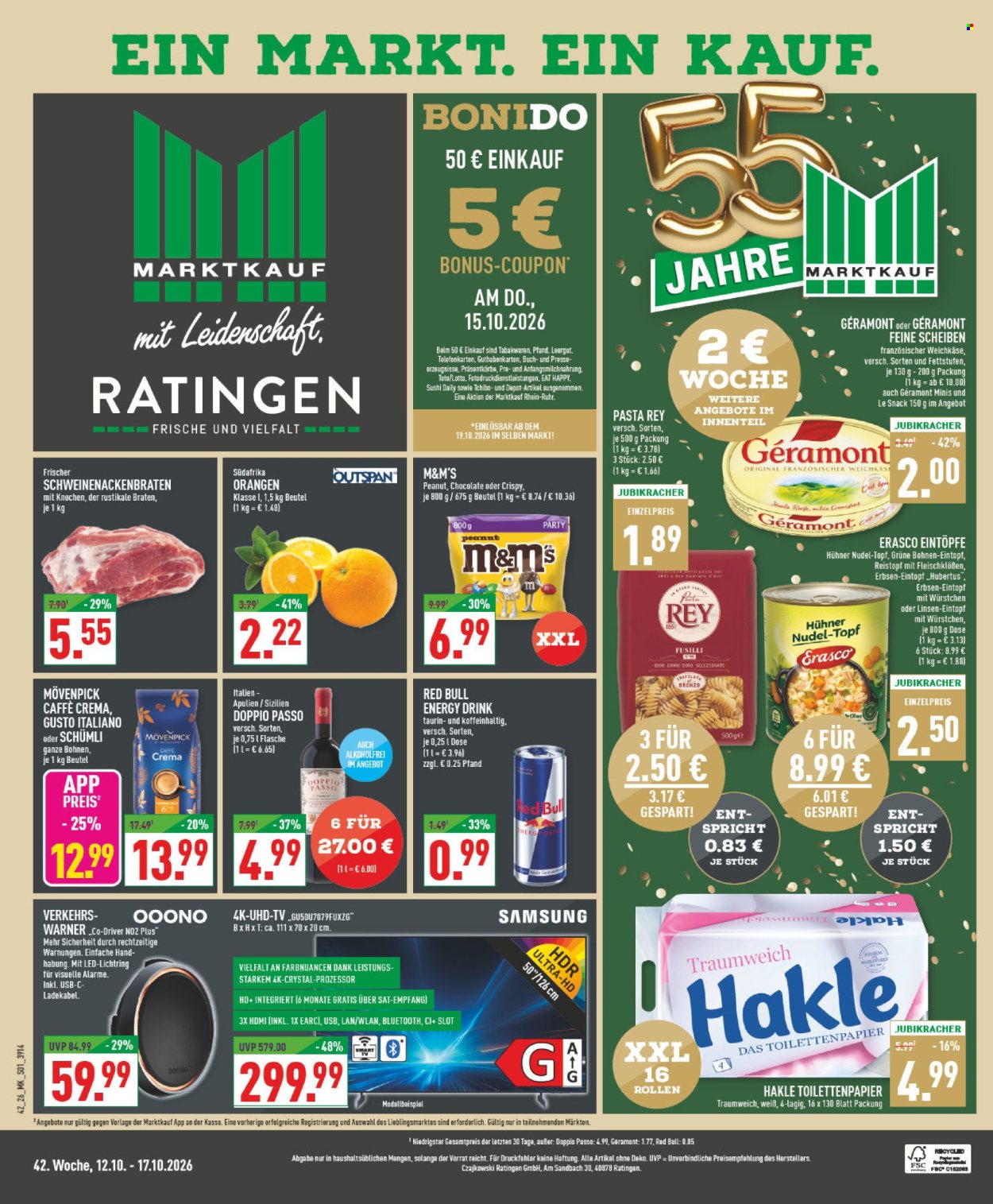 Marktkauf Prospekte  - 12.10.2026 - 17.10.2026. Seite 1