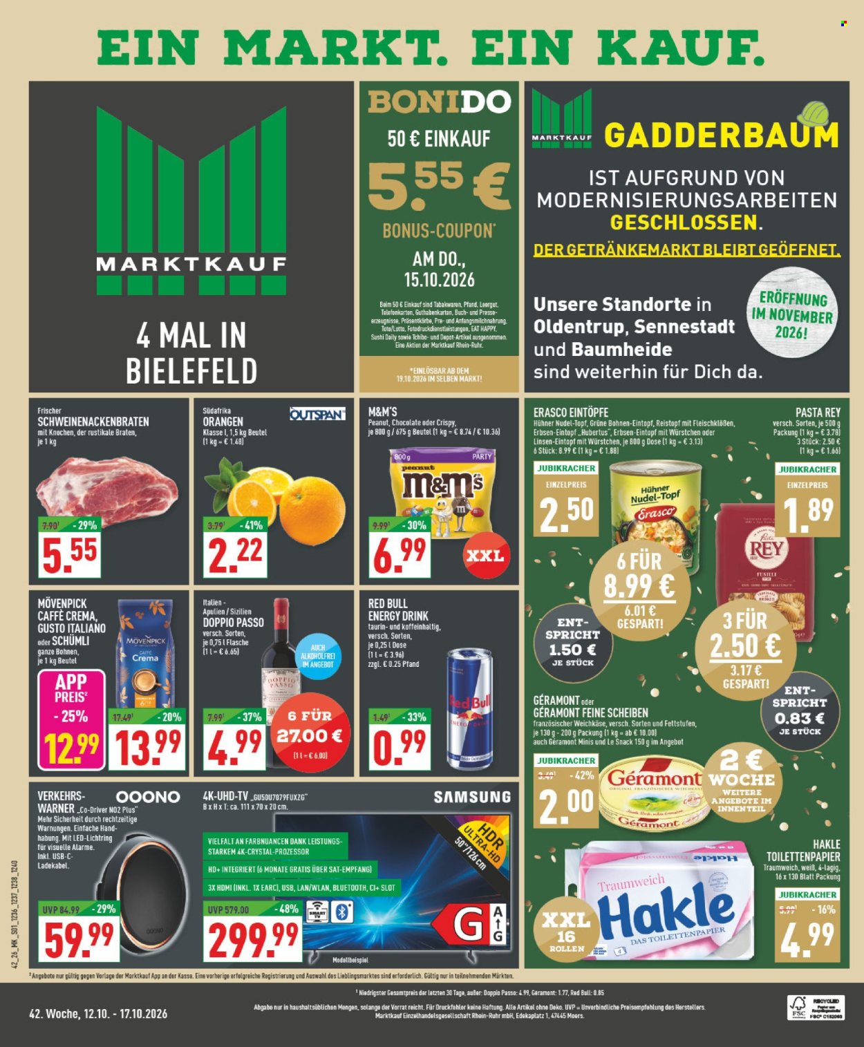 Marktkauf Prospekte  - 12.10.2026 - 17.10.2026. Seite 1