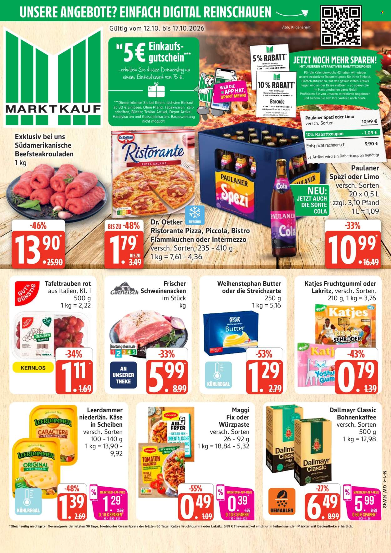Marktkauf Prospekte  - 12.10.2026 - 17.10.2026. Seite 1