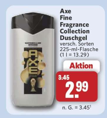 Axe Fine Fragrance Collection Duschgel