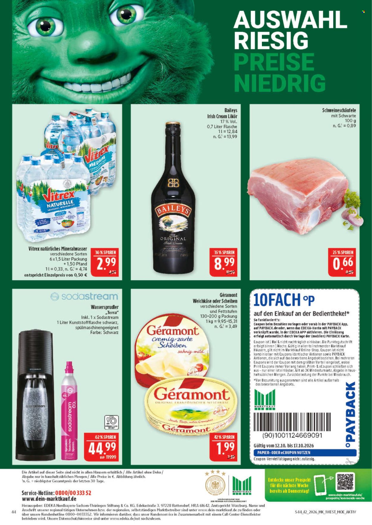 Marktkauf Prospekte  - 12.10.2026 - 17.10.2026. Seite 44