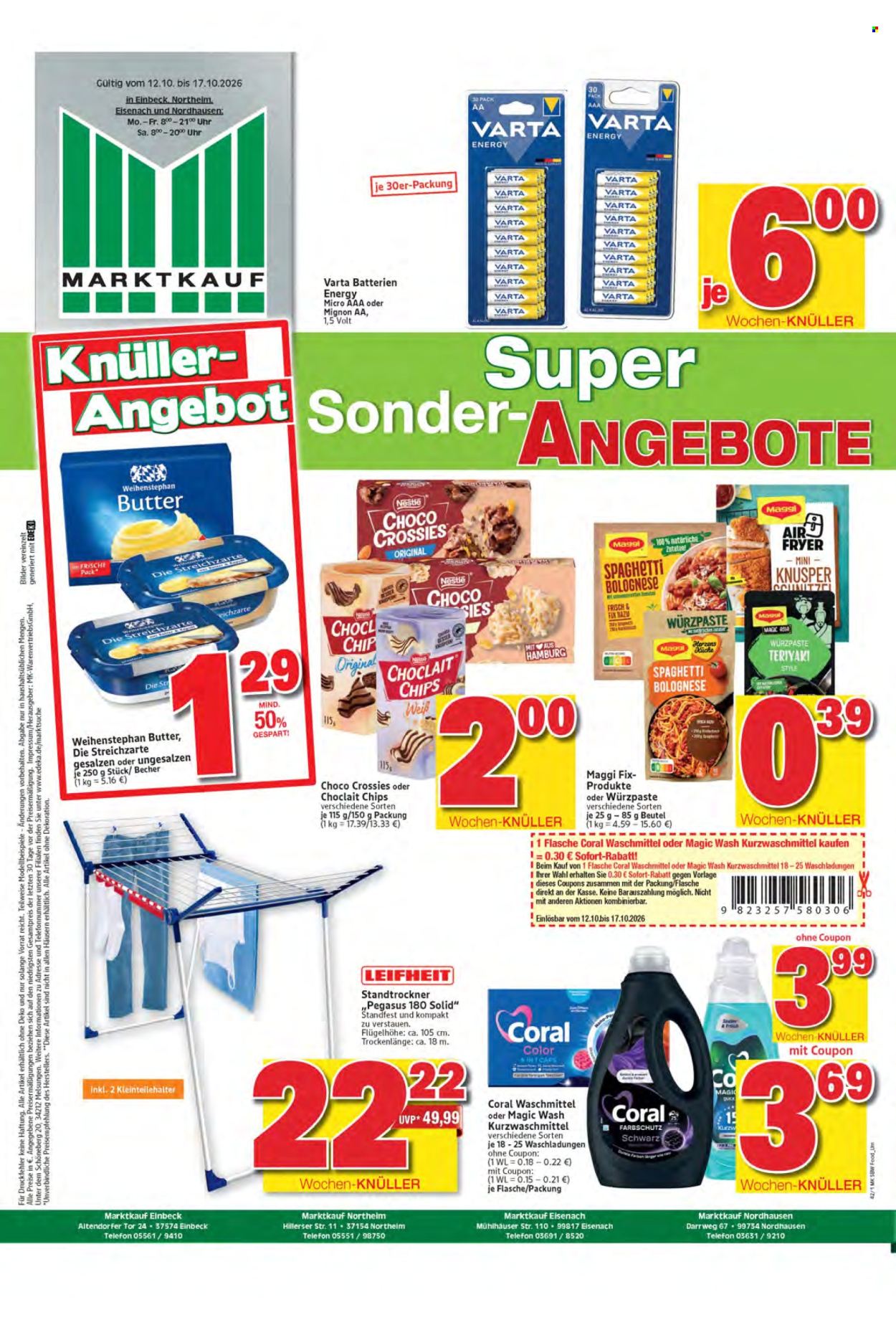 Marktkauf Prospekte  - 12.10.2026 - 17.10.2026. Seite 1