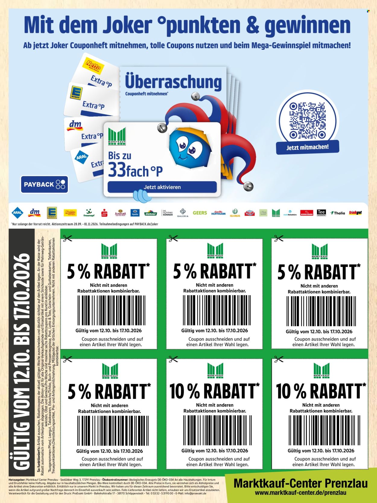 Marktkauf Prospekte  - 12.10.2026 - 17.10.2026. Seite 12