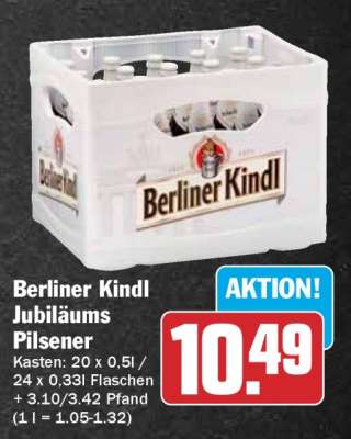 BERLINER KINDL Jubiläums
Pilsener