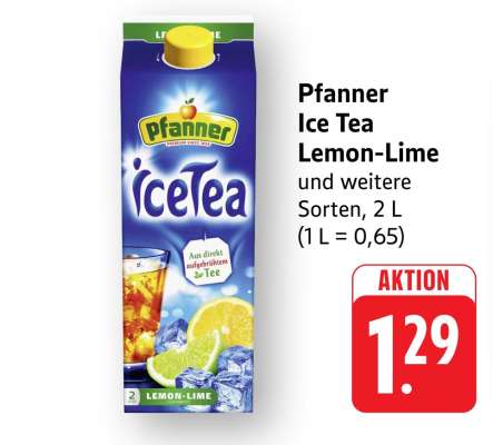 Pfanner Ice Tea Lemon-Lime
