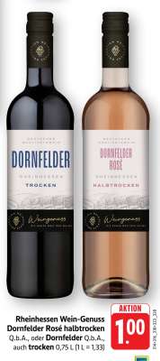 Rheinhessen Wein-Genuss Dornfelder Rosé halbtrocken