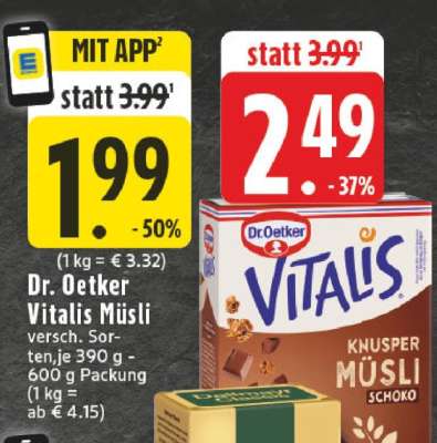 DR. OETKER Vitalis-Müsli