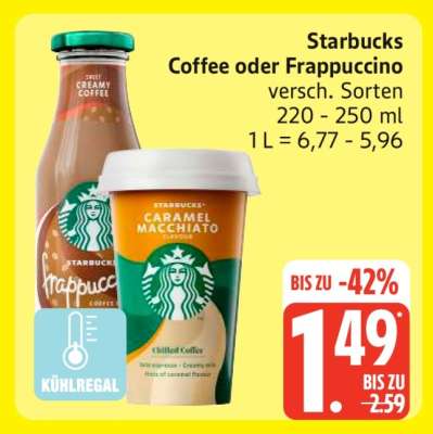 Starbucks Coffee oder Frappuccino