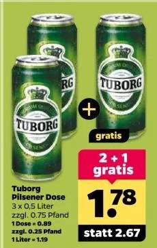 Tuborg Pilsener Dose