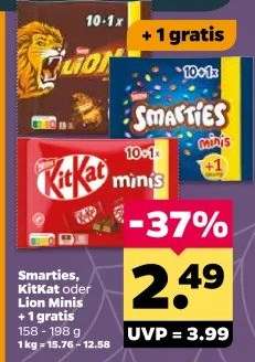 Smarties KitKat oder Lion Minis*