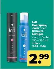 Taft Haarspray, -lack oder Schaumfestiger
