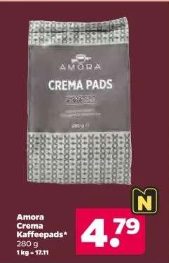 Amora Crema Kaffeepads