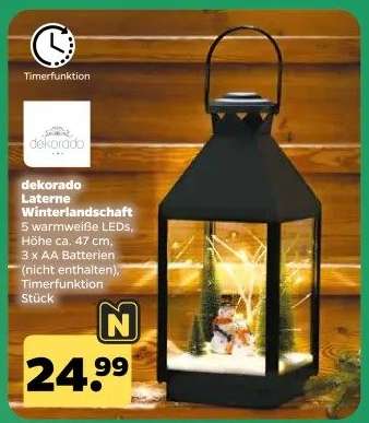 dekorado Laterne Winterlandschaft