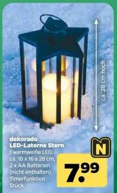 dekorado LED-Laterne Stern