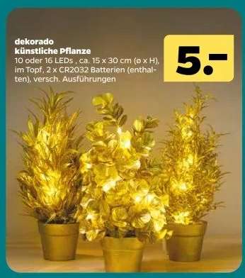 dekorado Künstliche Pflanze