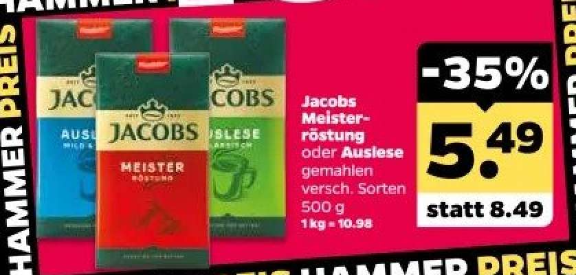 Jacobs Meisterröstung oder Auslese