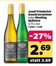 Josef Friederich Gewürztraminer oder Riesling Spätlese