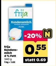 frija Kondensmilch 4 % Fett*