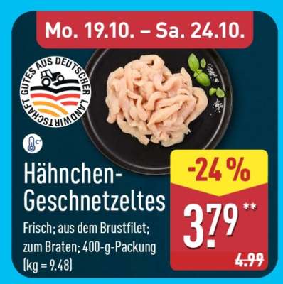 Hähnchen Geschnetzeltes