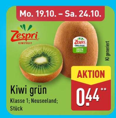 Kiwi, grün